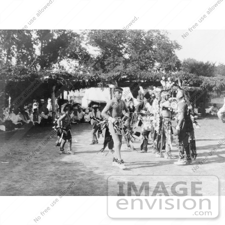 #7093 Stock Image of Skidi and Wichita Indian Dancers by JVPD
