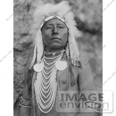 #7101 Stock Photography: Crow Indian Man Called Which Way by JVPD