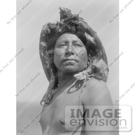 #7122 Stock Photography: Crow Indian, The Eagle Medicine-Man by JVPD
