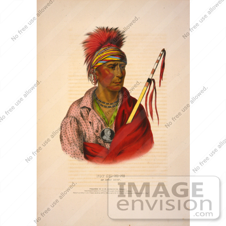 #7129 Ioway Native American Man Named Not-Chi-Mi-Ne by JVPD