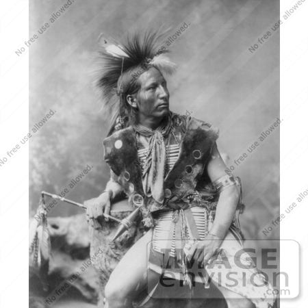 #7140 Stock Image: John Comes Again, a Sioux Indian by JVPD