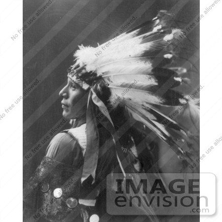 #7141 Stock Image: Sioux Indian Named Running Horse by JVPD