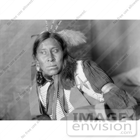 #7143 Stock Image: Sammy Lone Bear, Sioux Native American by JVPD
