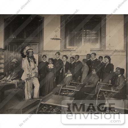 #7159 Stock Image: Louis Firetail in a Classroom by JVPD