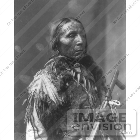 #7176 Stock Image: Shot in the Eye, Sioux Man by JVPD