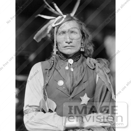 #7179 Stock Image: Iron White Man, Sioux Native American by JVPD