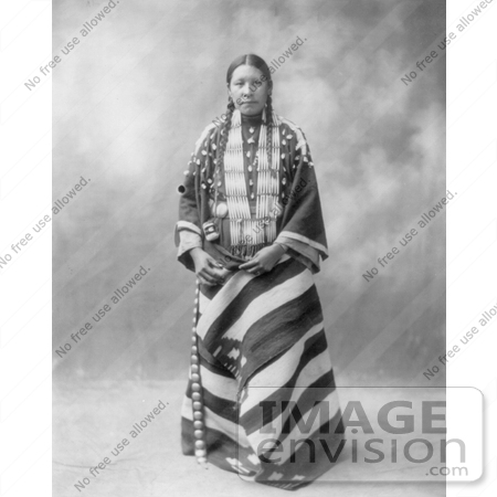 #7185 Stock Image: Lucy Red Cloud, Sioux Indian by JVPD