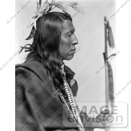 #7210 Stock Image: Sioux Indian Called Flying Hawk by JVPD