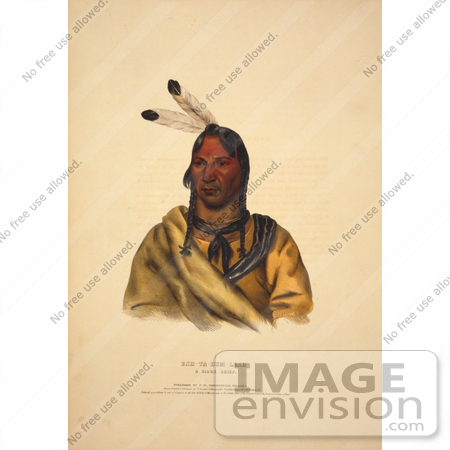#7250 Sioux Indian Chief, Esh-Ta-Hum-Leah by JVPD
