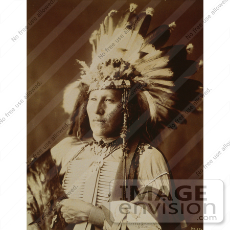 #7260 Stock Image: Sioux Native American, Little Soldier by JVPD