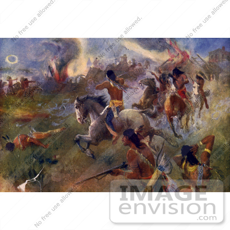 #7264 Stock Image: Siege of New Ulm by JVPD