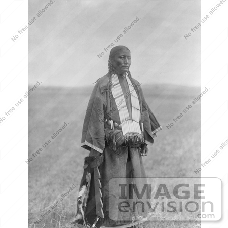 #7332 Stock Photograph of Two Charger Woman, Brule American Indian by JVPD
