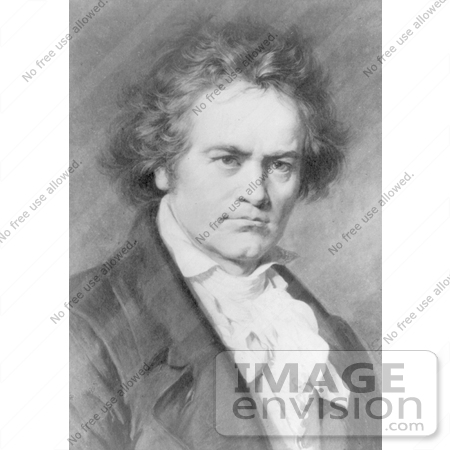 #7398 Stock Image of Beethoven by JVPD