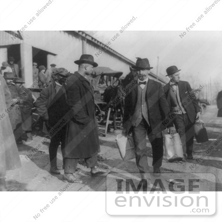 #7420 Stock Picture of Two Men Carrying Confiscated Liquor During Prohibition by JVPD