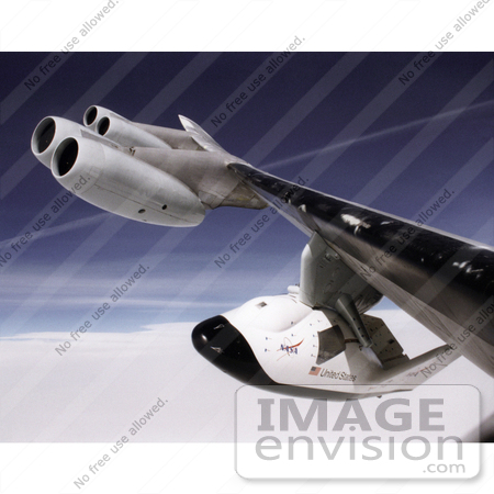 #7483 Stock Picture of a X-38 on B-52 Wing Pylon by JVPD
