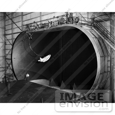 #7496 Stock Picture of a HL-10 in Wind Tunnel by JVPD