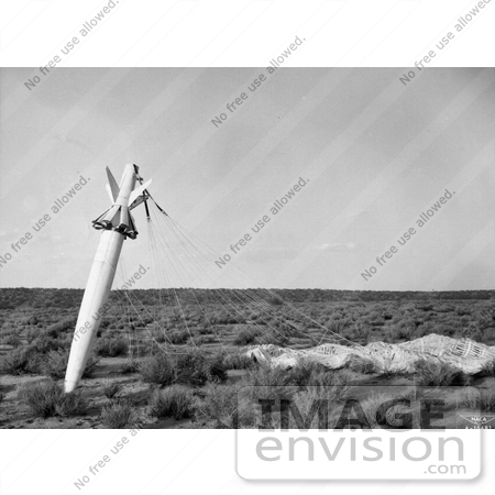 #7499 Stock Picture of a Free-Falling Body Nose Dives in Desert by JVPD