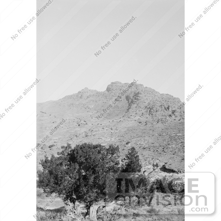 #7523 Stock Picture of a Distant View of Hills of Petra by JVPD