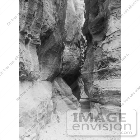 #7526 Stock Picture of the Siq Entrance at Petra by JVPD