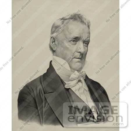 #7558 Picture of President James Buchanan by JVPD