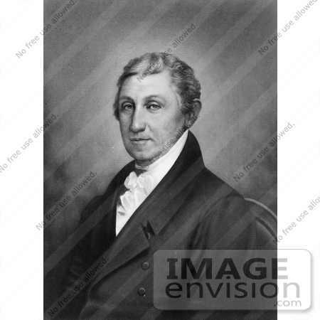 #7562 Picture of James Monroe, Fith President of the United States by JVPD