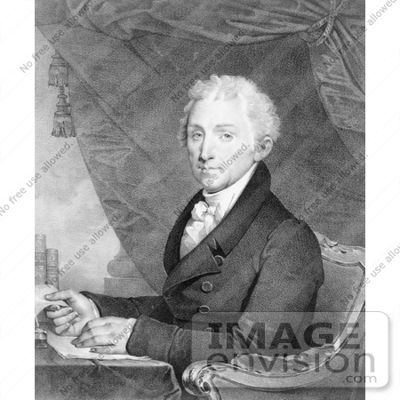 #7563 Image of James Monroe, Fifth American President by JVPD