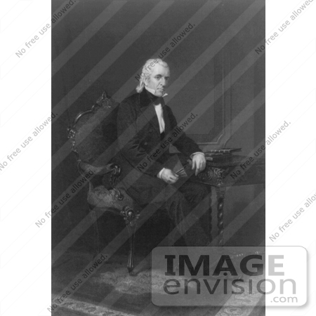 #7576 Picture of James Knox Polk, 11th American President by JVPD