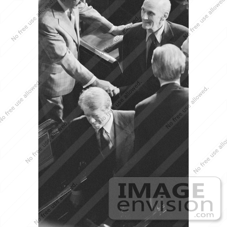 #7609 Picture of President Jimmy Carter With Members of Congress by JVPD