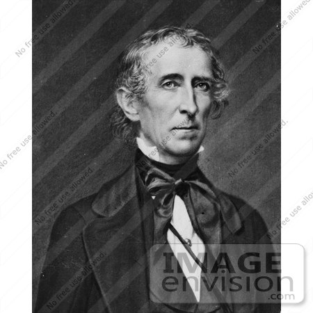 #7650 Picture of President John Tyler by JVPD