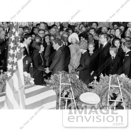#7655 Picture of the Funeral Ceremony of Lyndon B Johnson by JVPD