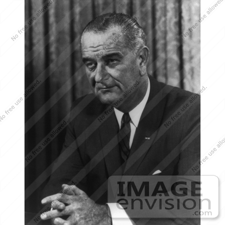 #7656 Photo of Lyndon B Johnson by JVPD