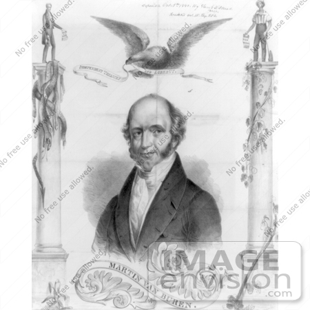 #7662 Image of President Martin Van Buren by JVPD