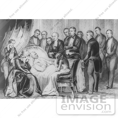 #7708 Image of the Death of Zachary Taylor by JVPD