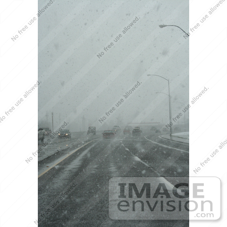 #771 Photograph of Snow Falling Over Crater Lake Highway, Medford, Oregon by Jamie Voetsch