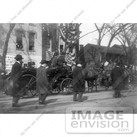 #7906 Picture of Theodore Roosevelt in Carriage by JVPD