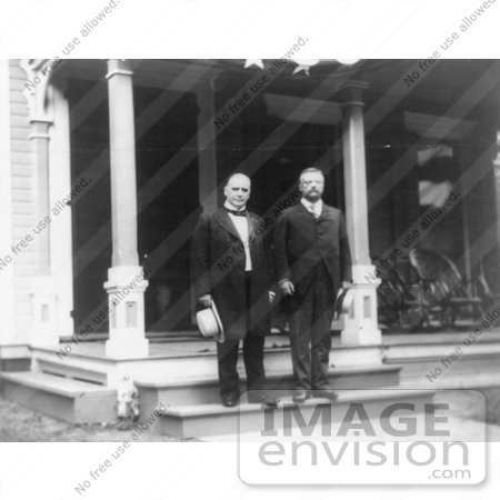 #7911 Picture of William McKinley and Theodore Roosevelt by JVPD