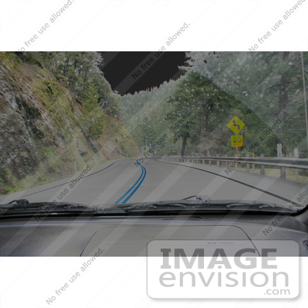 #803 Photo of an Curvy Road with Sign by Kenny Adams