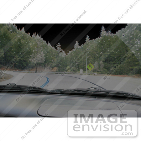 #805 Photography of Driving on a Curvy Oregon Road by Kenny Adams