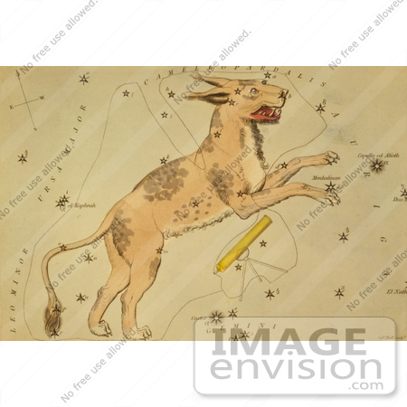 #8094 Picture of Lynx and Telescopium Herschilii Constellations by JVPD