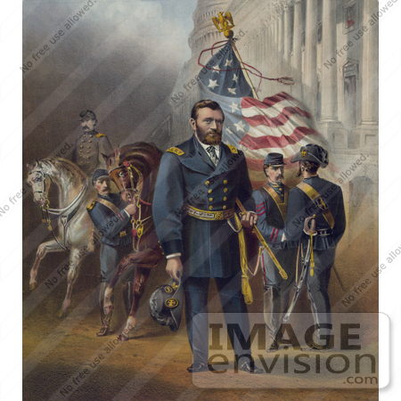 #8145 Picture of General Ulysses S Grant by JVPD