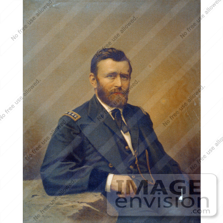 #8166 Picture of President Ulysses S Grant by JVPD