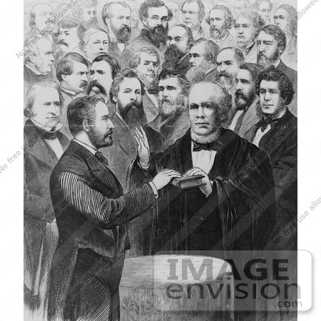 #8175 Picture of President Grant Oath of Office by JVPD