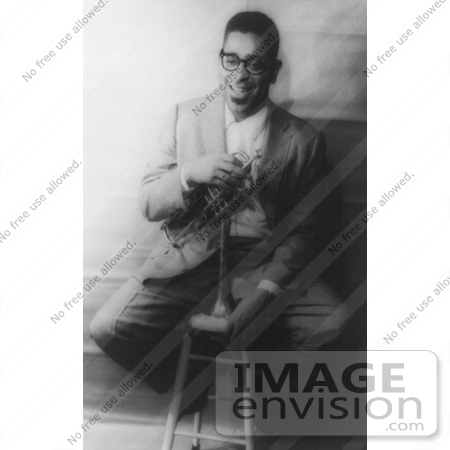 #8232 Picture of Dizzy Gillespie or John Birks by JVPD