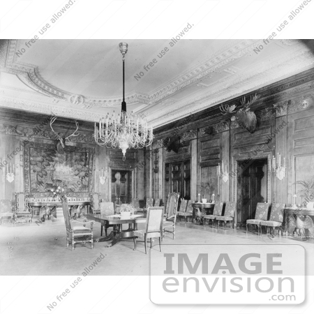 #8296 Picture of Dining Room White House by JVPD