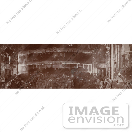 #8344 Picture of a Theater After Fire by JVPD