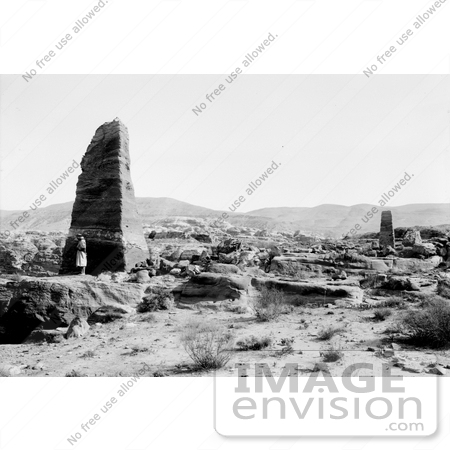 #8395 Picture of the Citadel and Obelisk Petra by JVPD