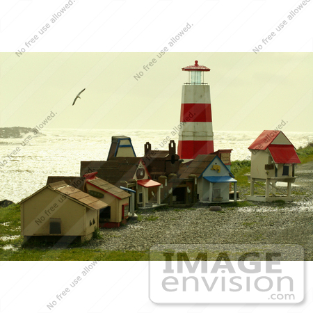 #844 Photography of Cat Houses at the Rouge River North Cat Jetty by Kenny Adams