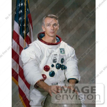 #8613 Picture of Astronaut Eugene Andrew Cernan by JVPD