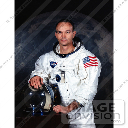 #8638 Picture of Astronaut Michael Collins by JVPD