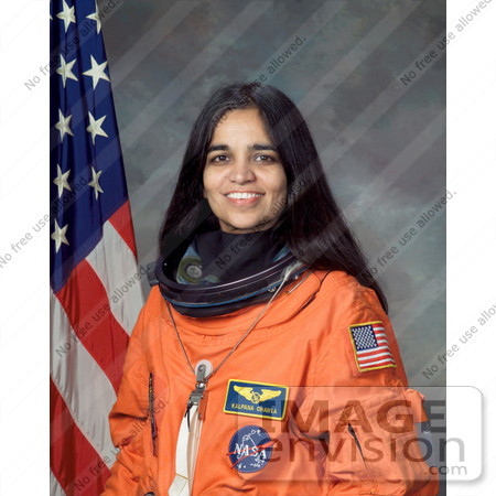 #8643 Picture of Astronaut Kalpana Chawla by JVPD